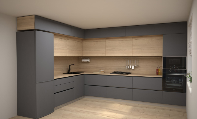 3d проект кухни от Солнышко